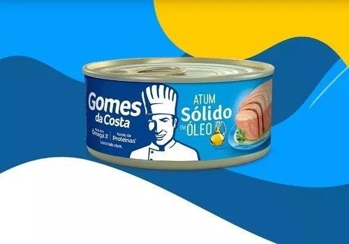 Atum Sólido Em Óleo Gomes Da Costa Lata 170g