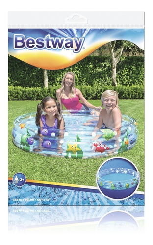 Pileta inflable redonda Bestway 51004 de 152cm x 30cm 282L multicolor