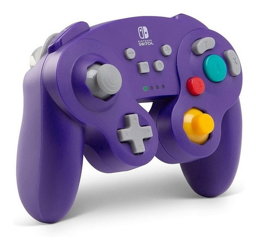 Imagen 2 de 3 de Control joystick inalámbrico ACCO Brands PowerA Wireless GameCube Controller for Nintendo Switch púrpura