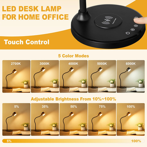 Lámpara De Escritorio Led Lámpara De Escritorio Con Control