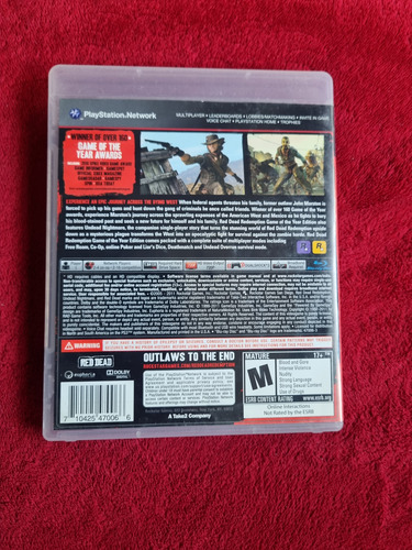 Red Dead Redemption: Goty (playstation 3, 2011) 1a Edición (Usado)