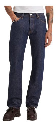 Pantalón De Caballero Jeans Modelo 501 Recto Con Botones