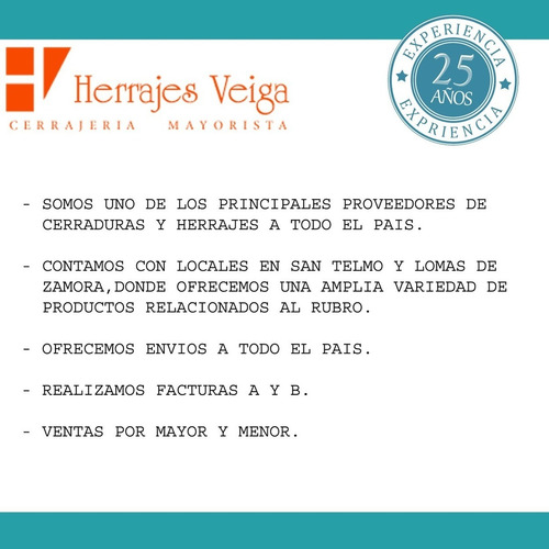 Imagen 3 de 6 de Cerradura Trabex 6625 , Simil Kallay 4002, 2 Pernos