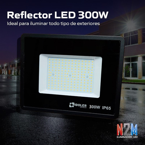 Imagen 6 de 10 de Reflector Led 300w Multiled Alta Potencia Exterior Premium