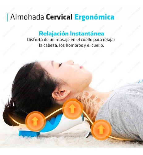 Almohada Inteligente Cuello Cervical Masaje Quiropráctica