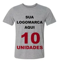 Comprar 10 Camisetas Empresa Uniforme Com Logo Foto Frente E Costas