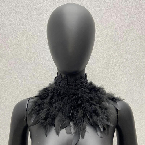 Gargantilla De Plumas De Imitación, Cuello, Envoltura De