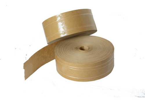 Cinta Engomada De Papel Kraft. Rollo De 70mm X 160mts.