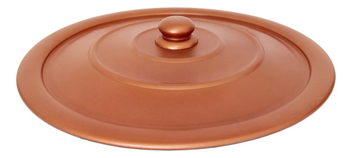 Tacho De Cobre Puro Com Tampa Cobreada 18 Litros