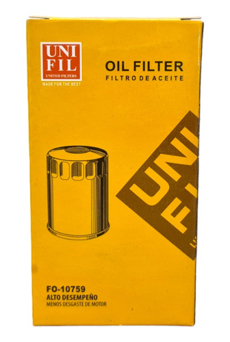 Filtro Aceite Vw Crafter 2.0l 13-15 Fo-10759 03l115562466