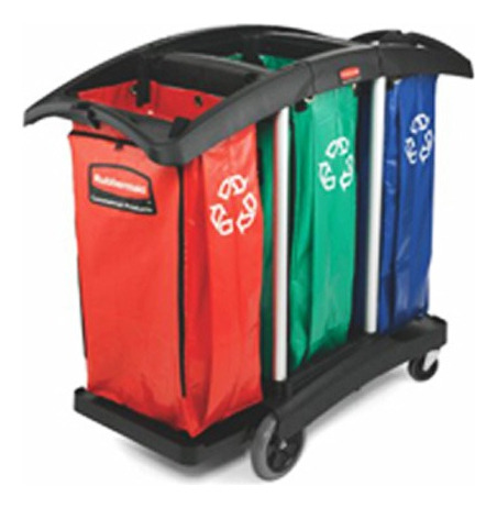 Carro Limpieza Hotelero 3 Bolsa Rubbermaid Llclfg9t92 La.