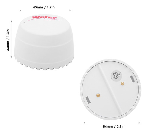 Detector De Fugas De Agua Inalámbrico Wifi Con Sensor De Inu