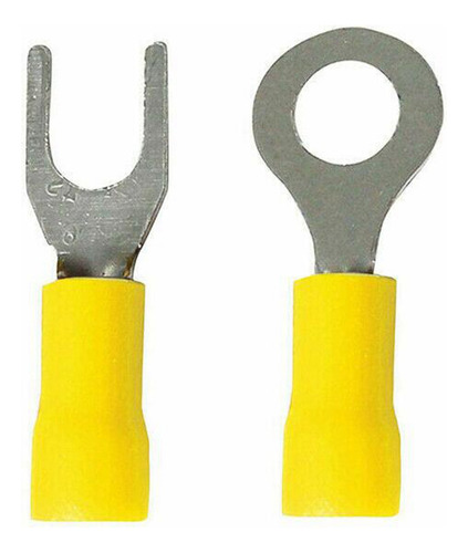 D Terminais De Fios Elétricos Isolados Sortidos Spade Red