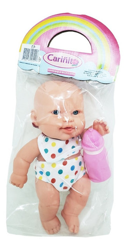 Imagen 2 de 5 de Bebe Con Mamadera Carinito Mi Gordito Cod 0541 Bigshop
