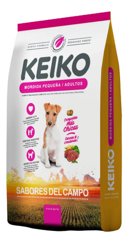 Alimento Keiko Perro Adulto Mordida Pequeña  15 Kg