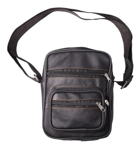 Mochila Bandolera Hombre Piel Mariconera Cruzada Casual Viaje