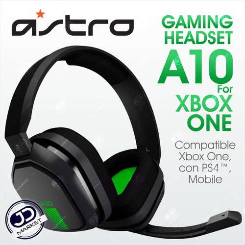 Imagen 2 de 8 de Diadema Audífonos Gamer Astro A10, Xbox One / Ps4 / Pc