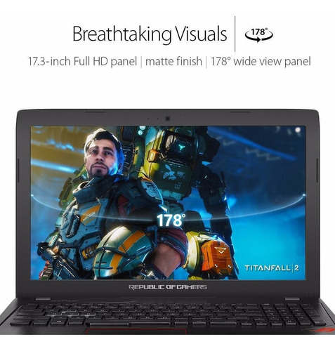 Asus Gl753ve-ds74 17.3 I7 16gb Gtx1050ti A Pedido!!!