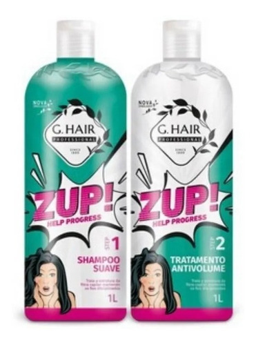 G-hair Profissional Escova Progressiva Zup Help 2x1000ml 