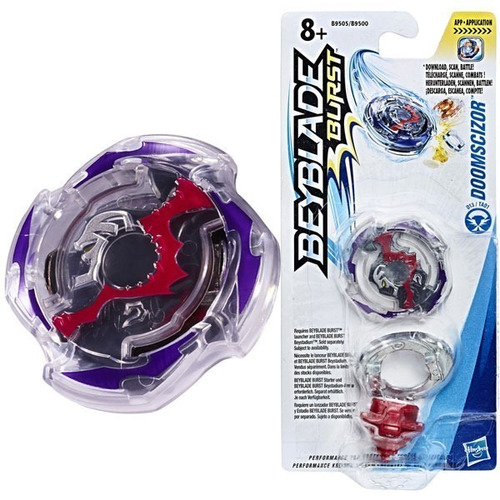 Brinquedo Beyblade Burst Doomscizor Ataque Hasbro B9500 Cor Azul