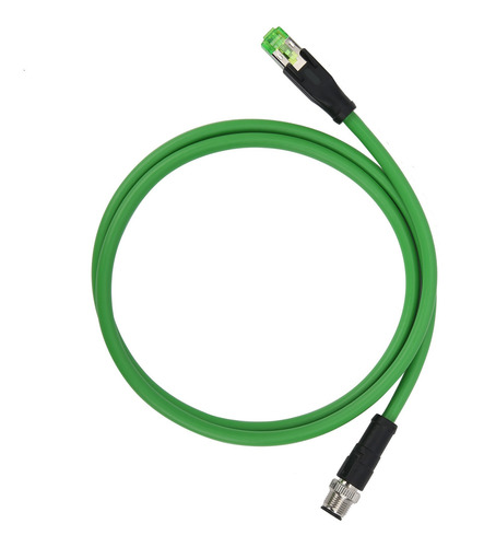 Cable De Red M12 A Rj45 De 4 Pines Para Industrial