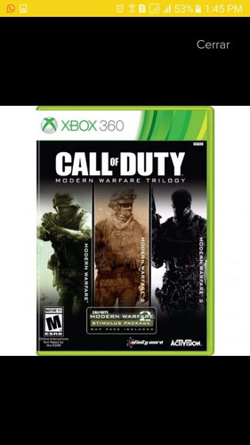 Juego Xbox Call Duty 360