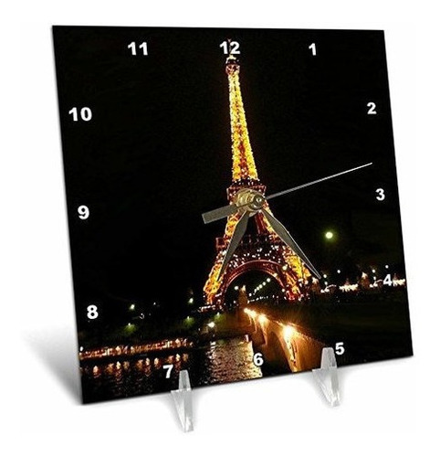 Dia Festivo Lunares  Torre Eiffel  Relojes De Computadora