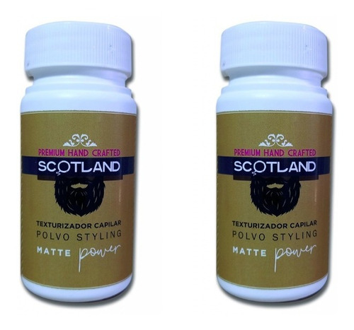 Polvo Texturizador Scotland Cera Peinado Volumen 10g X2