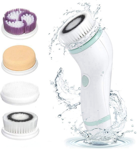 Cepillo Masajeador Facial Limpia Cutis Eléctrico 4 En 1