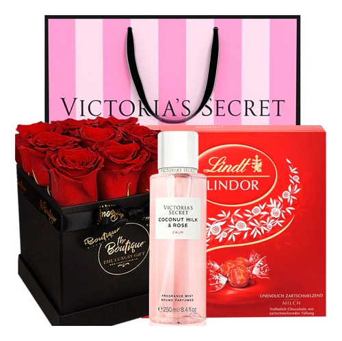 Florería Enamorados San Valentin Box Rosas Be My Valentine