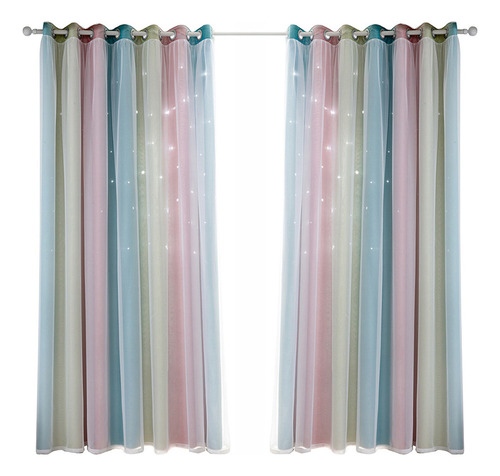 Cortinas De Estrellas For Dormitorio De Niñas