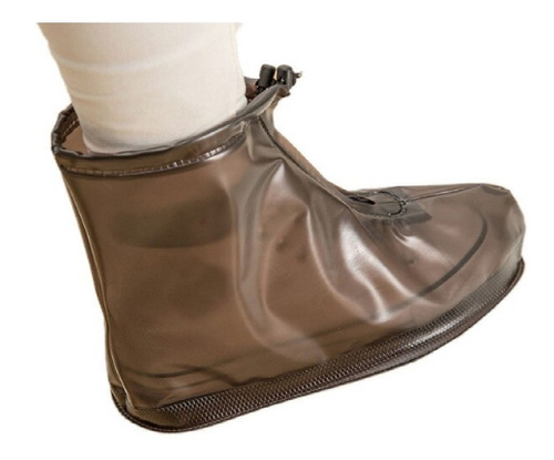 Zapatos Impermeable Protector Lluvia Antideslizante Café 