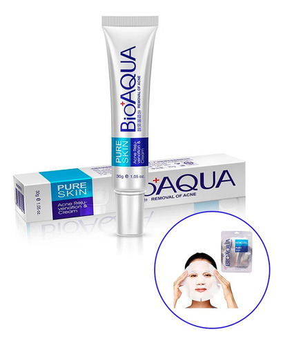 Bioaqua Crema Anti-acné + Mascarilla Anti-acné De Regalo