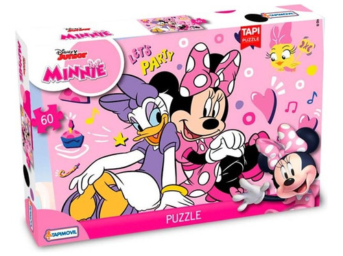 Puzzle Rompecabezas Minnie 60 Piezas Jugueteria Bloque