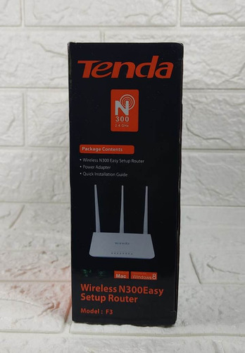 Router Tenda F3 N300 Blanco 110v/220v