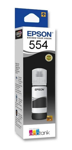 Tinta Epson Original T554 Negro Ecotank L8160 L8180