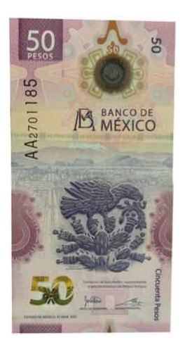 Billete De 50 Pesos Serie Doble A, De Colección