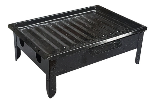 Brasero De Mesa Enlozado Profesional Parrilla Gastronomico