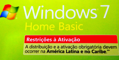 Kit 6 Dvds Microsoft Windows 7 Home 32 Bits Caixa Com Serial