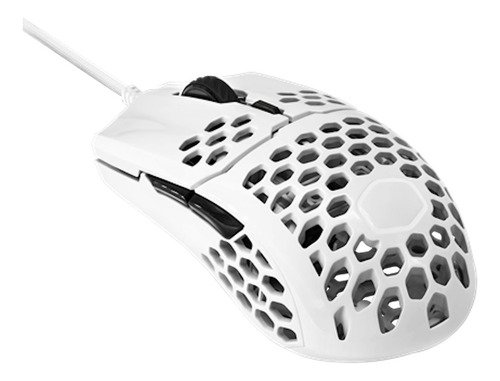 Mouse para jogo Cooler Master  MM710 branco-brilhante