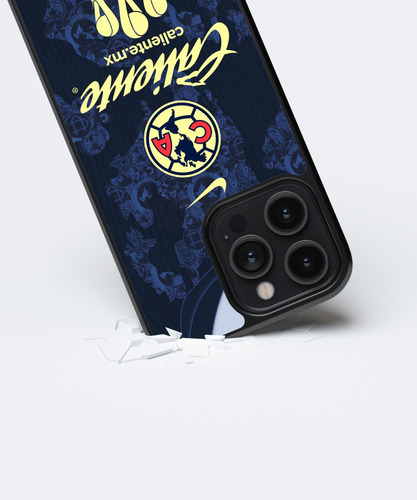 Funda Club America Jersey Amor Eterno Tricampeon 16 Futbol Negro Iphone 12 Pro Max