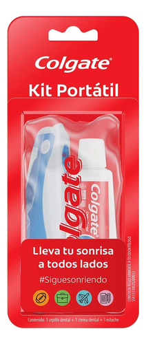  Colgate Máxima Protección Anticaries kit de higiene bucal pasta 22ml e cepillo dental