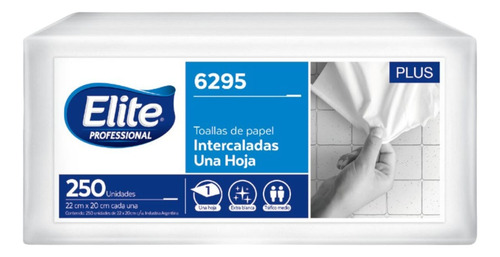 Toalla De Papel Intercalada 3000un Elite Plus 6295 Extra Blanco