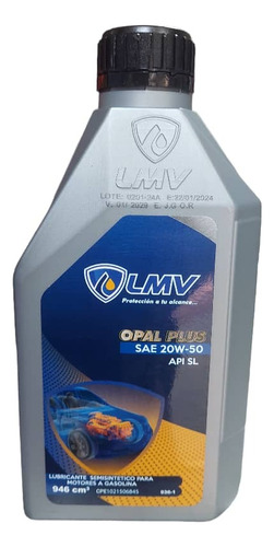 Aceite Semisintético 20w-50 Lmv