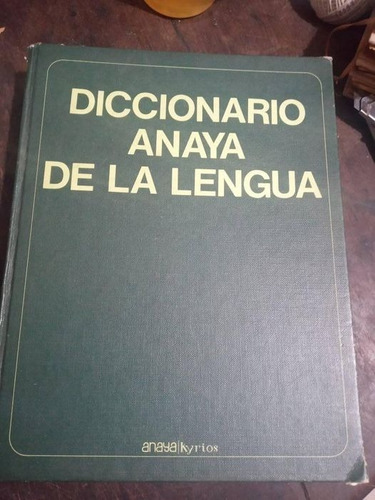 Diccionario Anaya De La Lengua