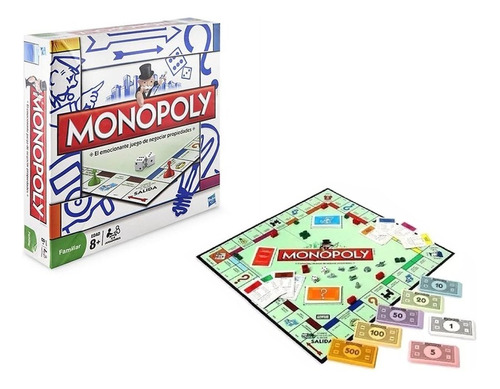 Juego Monopoly Clasico Int 818 Original Hasbro