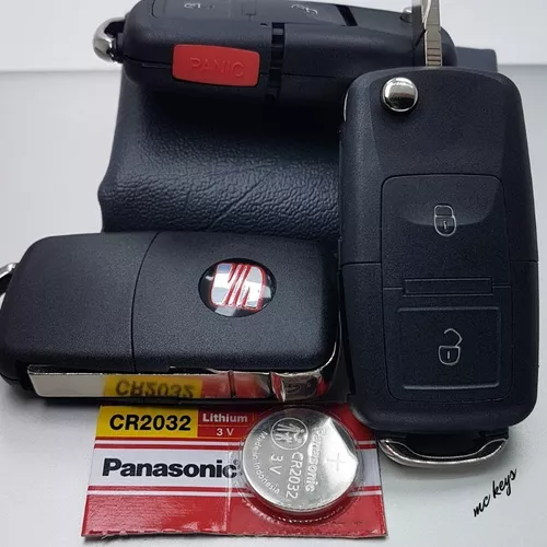 Carcasa llave Audi A3, A4, A6, completa, para pila 2032