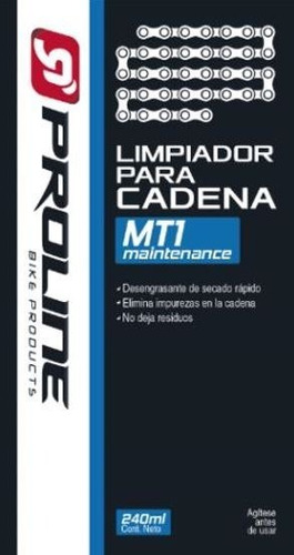 Imagen 6 de 8 de Lubricante Con Teflón Para Cadena De Bicicleta + Limpiador