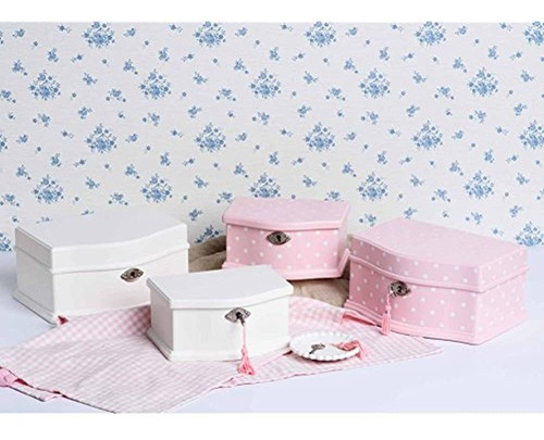 Elle Bailarina Musica Caja De Joyeria Con Cerradura Grande