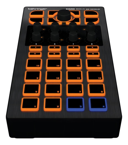 Behringer Cmd Dc-1 Controlador Midi Dj 16 Botones Traktor Color Negro